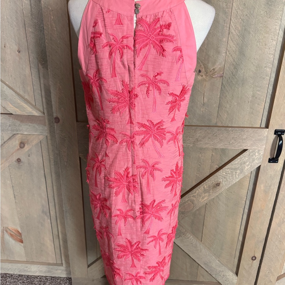 Talbots embroidered palm tree shift dress Size 8 - Picture 10 of 12